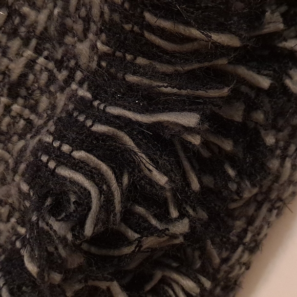 🖤 NWT 🖤 Time and Tru Ruana, black and grey - Picture 4 of 6